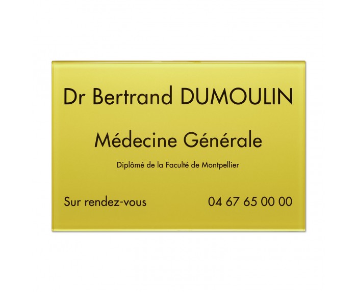 Quelle plaque professionnelle pour un professionnel de santé ?